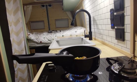 Homologación Opel Movano · cocina
